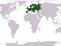 Mapa de ubicación geográfica de Europa